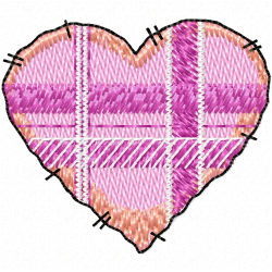 Hearts Embroidery Design 7